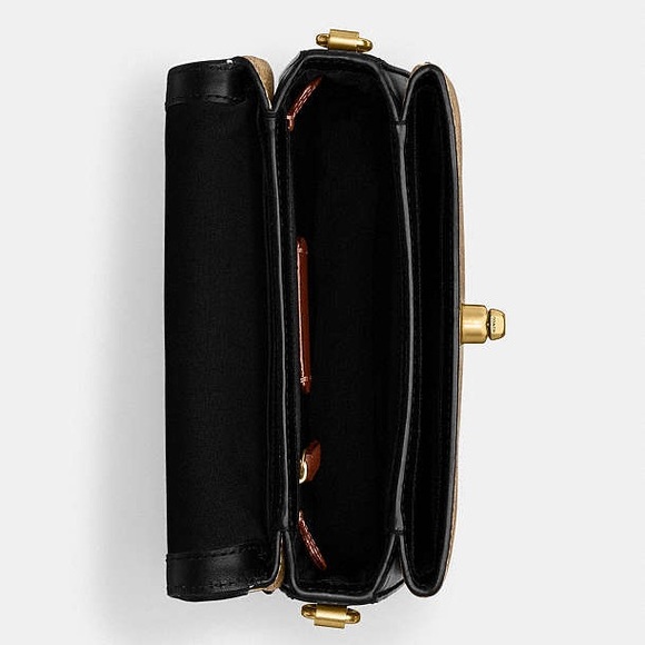 COACH Cassie 19 Leopard Print Satchel/Shoulder/Crossbody Handbag - Picture 3 of 9